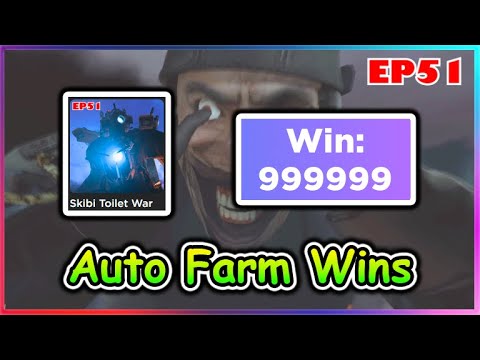 Skibi Toilet War Script - Auto Farm Wins
