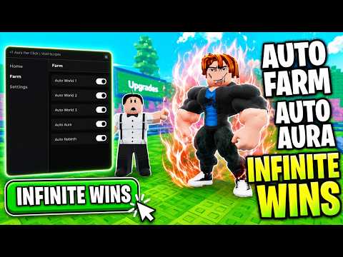 +1 Aura Per Click Script | AUTO FARM, AUTO AURA, AUTO REBIRTH & More!