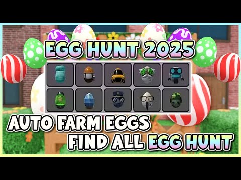 🐣Egg Hunt 2025 Murder Mystery 2 Script • Find All Egg, Auto Farm Eggs