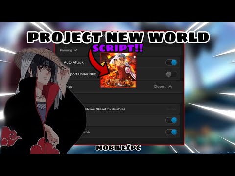 🔥New🔥[Roblox Project New World] Op Script - Auto Attack, Inf Jump, Inf Stamina (2023)