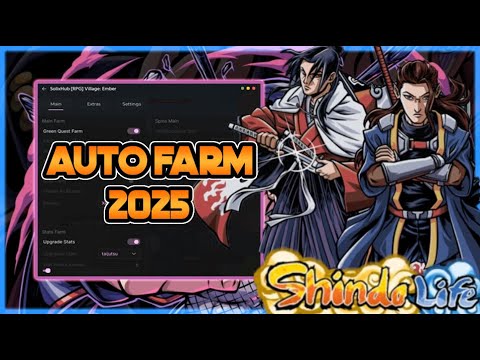 Shindo Life Script • Auto Farm Quest, Boss, Dungeons (solix hub)